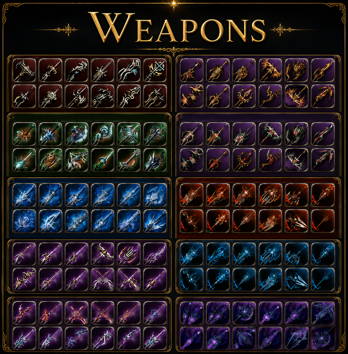 Project Infinity enchant and element system